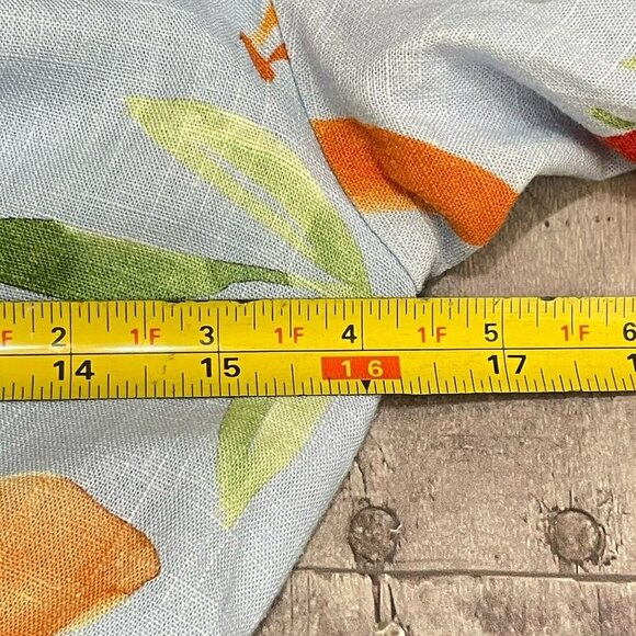 Finders Keepers Calypso Linen Blend Fruit Print Mini Dress Size 4 Resort Party - Picture 12 of 16